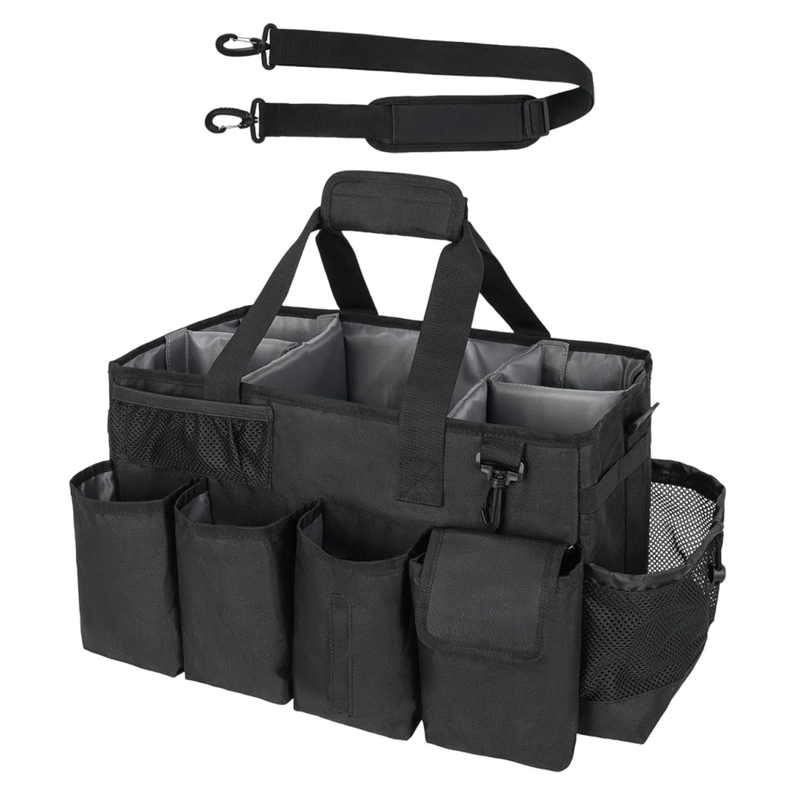 Gran de limpieza, organizadora de almacenamiento, de almacenamiento de 30,5 x 25,4 cm, de material resistente, accesorios para el hogar, organizador de limpieza con diseño práctico