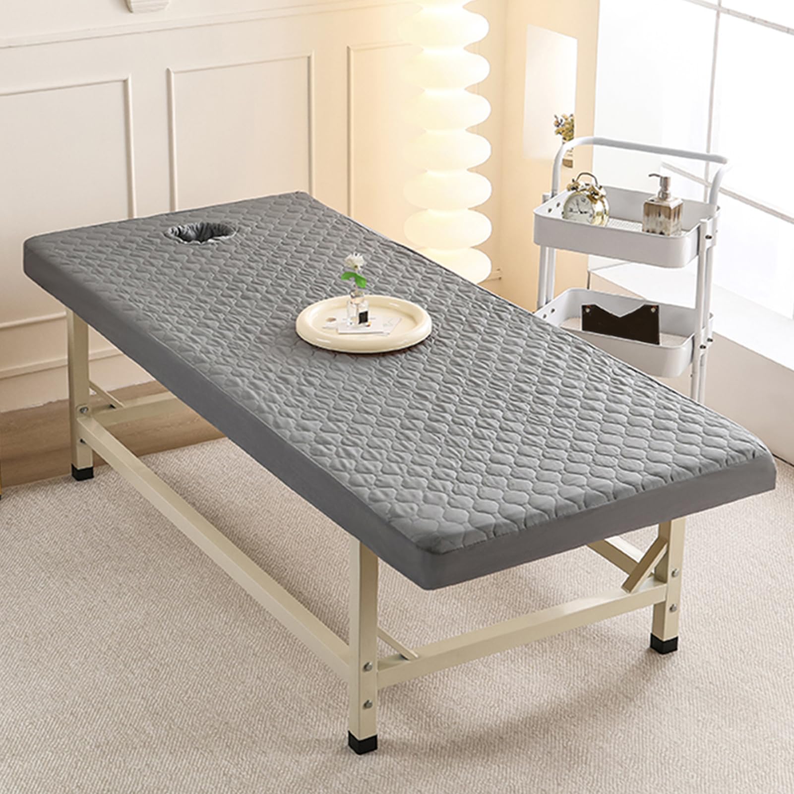 Amazon.co.jp: グレー,70x185cm/2.2x6ft,マッサージベッドカバー