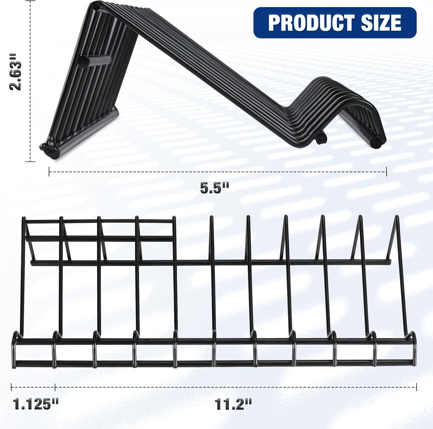 WORKPRO Pliers Holder and Cutter Organizers with Non-Slip Rubber Base & 20 Slots for Spring Loaded, Regular and Wide Handle Pliers, Keep Pliers Organized in Tool Drawer (Pliers Not Included)