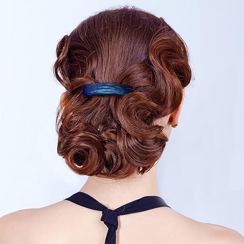 Miniatura 7 de WILLBOND 6 pasadores de pelo para mujer, pasadores grandes para el cabello, clips franceses, broche retro para regalos de mamá, accesorios de mujer,