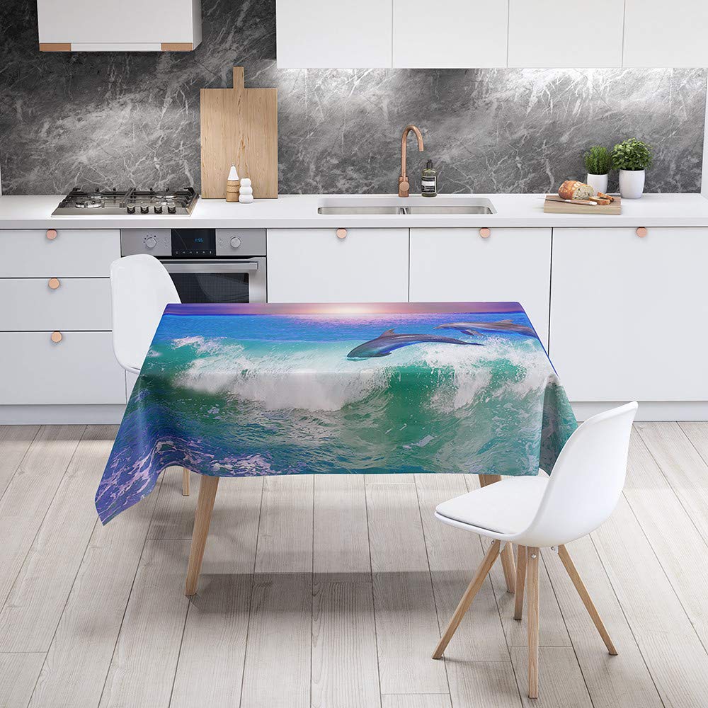 Nappe Rectangulaires Nappe De Table, 3D Impression Anti Taches
