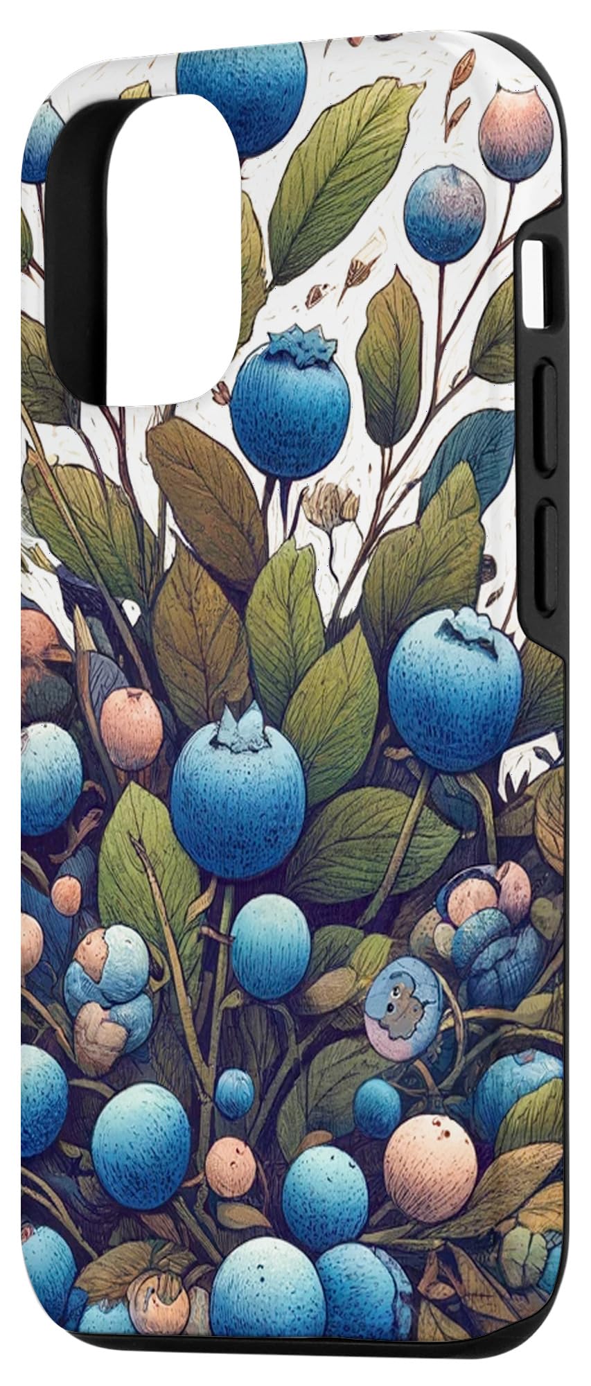 iPhone 14 Wild Blueberry Bush Case - Image 2