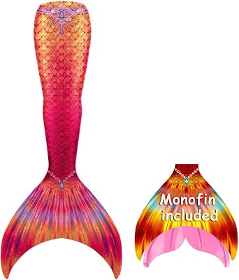 Superband Mermaid Tails for Swimming for Adults with Monofin