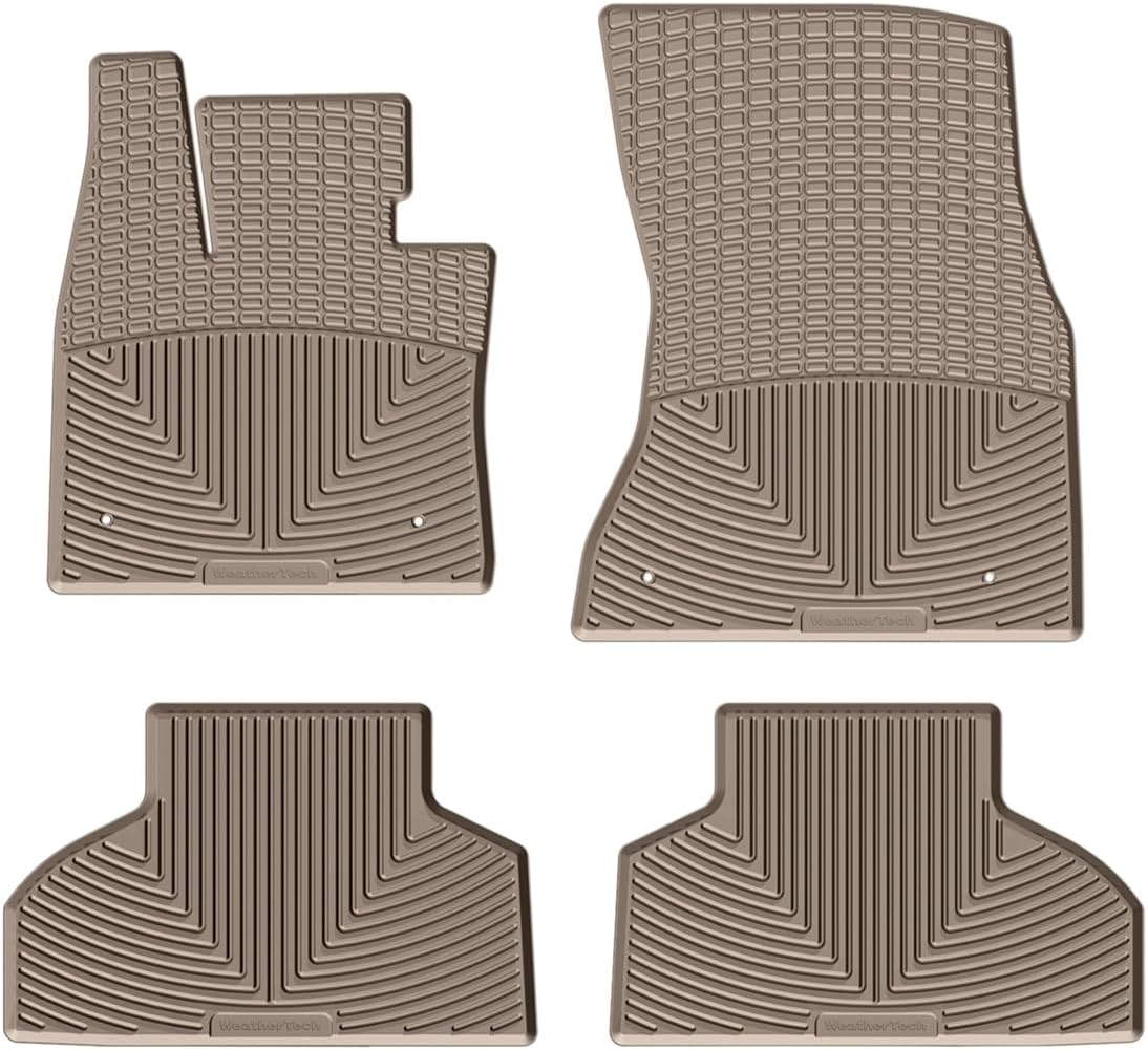 WeatherTech All-Weather Floor Mats for BMW X5 35d, X6 35i, X5 M - 1st & 2nd Row (W325-W326), Black