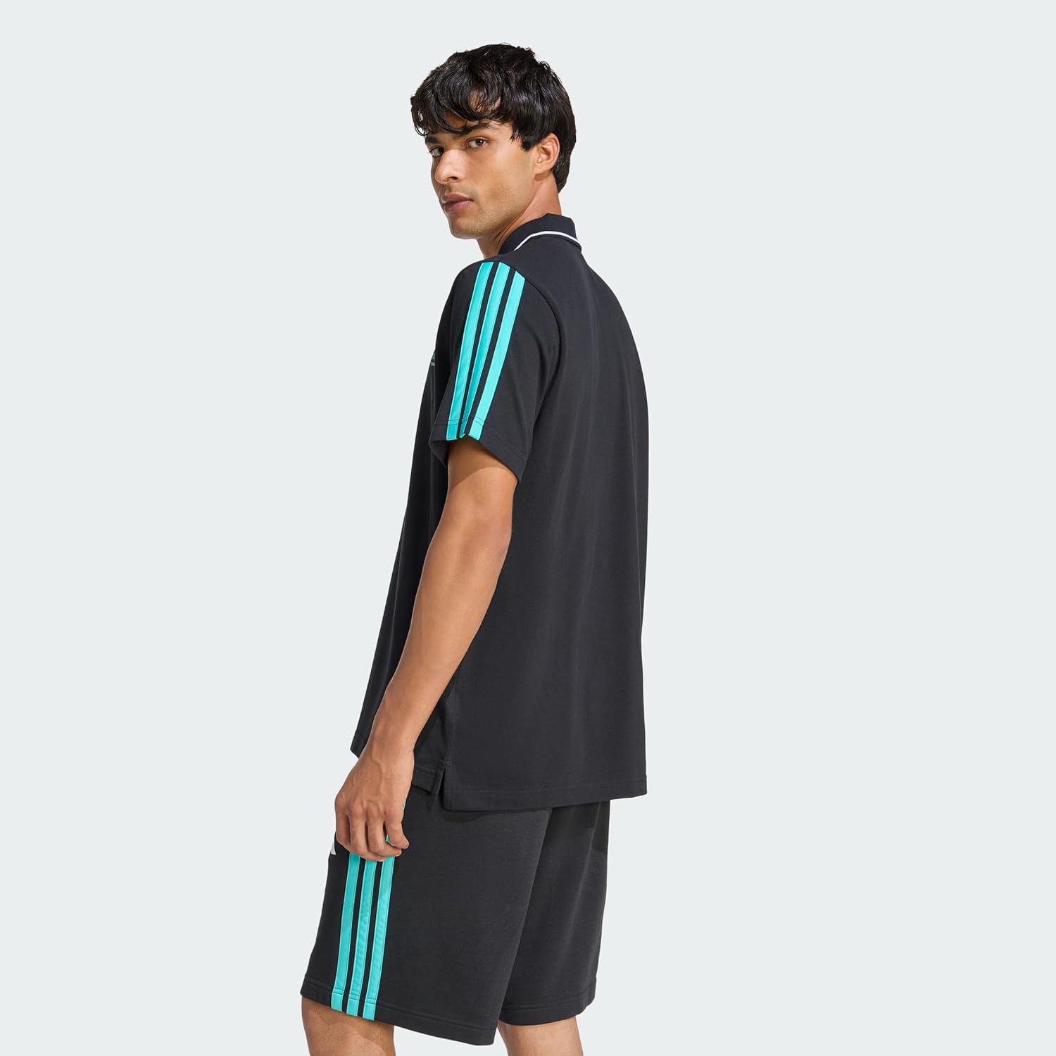 adidas Mercedes - AMG Petronas Formula One Men's DNA Polo Shirt (XS) Black