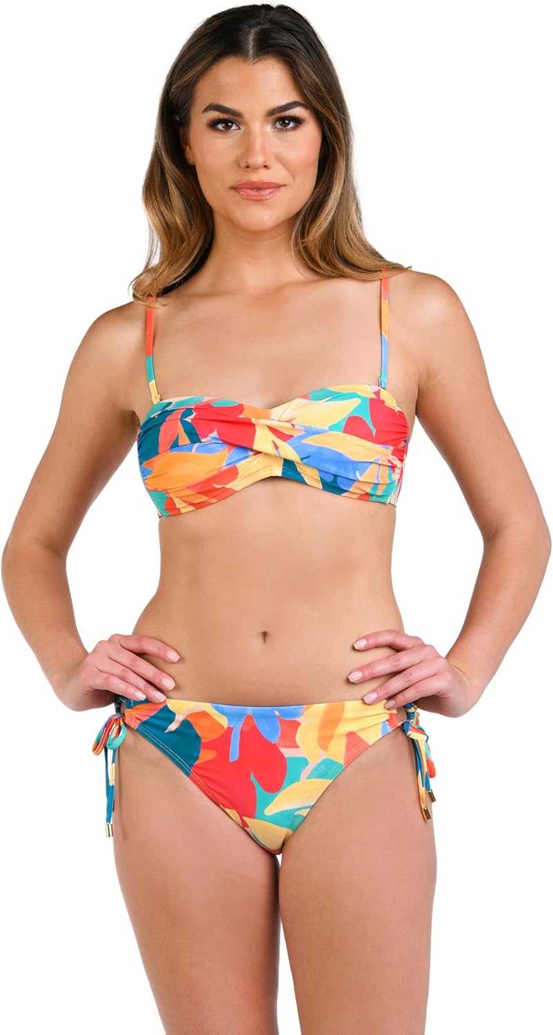 La Blanca Womens Bandeau Bikini Swimsuit Top - Image 6