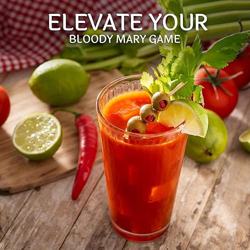 Miniatura 21 de Sable & Rosenfeld Tipsy Olives - Aceitunas verdes rellenas de pimiento, aceitunas de cóctel con vermut francés para Bloody Mary, Martini, barra