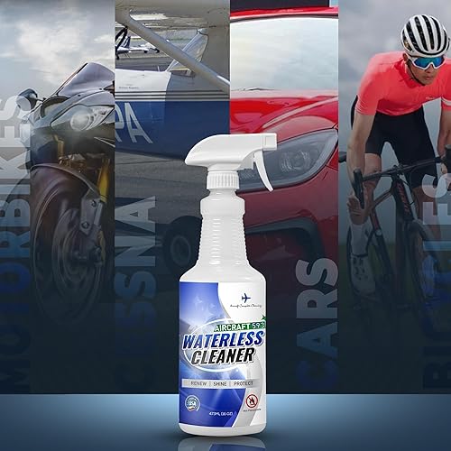 Miniatura 7 de ACCC Limpiador multisuperficie sin agua de alta calidad, 16 onzas, ideal para automóviles, aviones, bicicletas, solución de limpieza ecológica para
