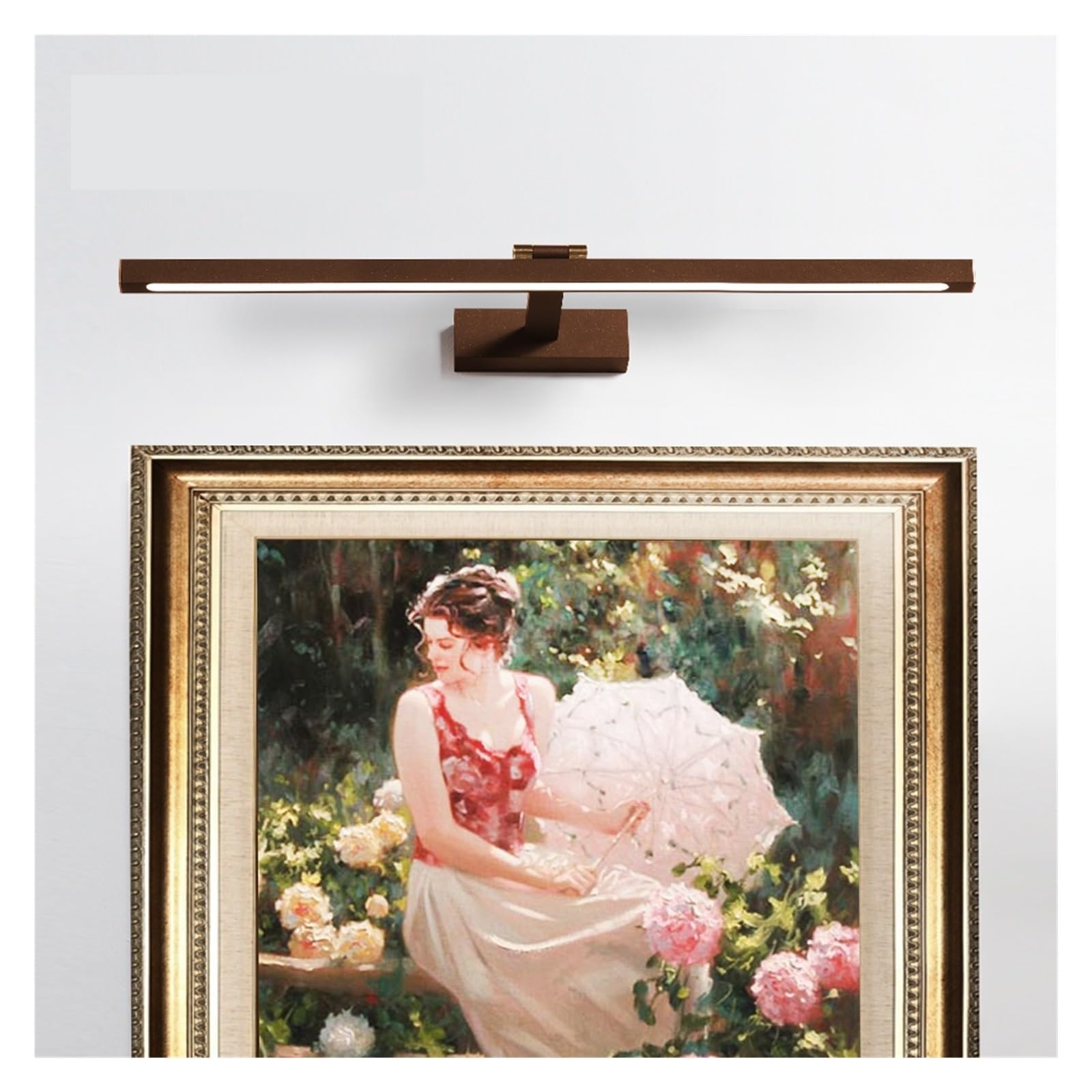 Luz LED para cuadros Lámpara de pared Led moderna for interior de habitación, dormitorio, junto a sala de estar, baño, lámpara de pared Led, aplique de pared con iman nórdica Luz de pintura para exhib