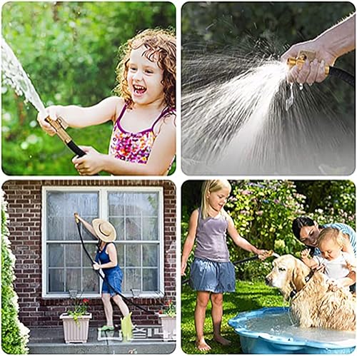 Miniatura 8 de J&B XpandaHose Manguera de jardín expandible de 75 pies, resistencia superior 3750D, núcleo de látex de 4 capas, conectores de latón extra fuertes y