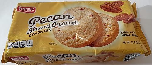 Miniatura 2 de Benton's Galletas de pan corto de pecana hechas con nueces reales Peso neto de 11.29oz