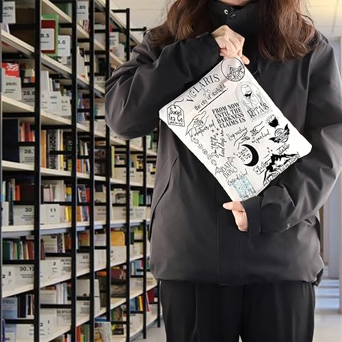 Miniatura 6 de MAOFAED Velaris City of Starlight - Funda de libro Suriel Tea Co Acotar, regalo para amantes de los libros (To The Stars BSL)