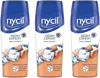 3 x Nycil Cool Sandal Talcum Powder - 50g