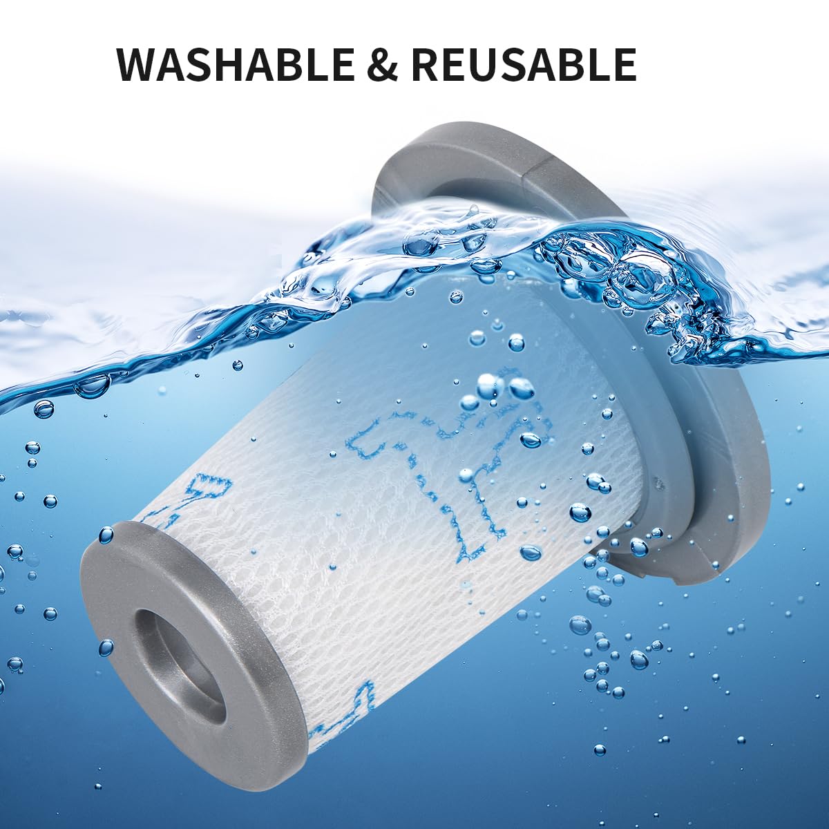 YanBan Filtri da 4 pezzi, compatibili con Rowenta X-Force Flex 8.60 RH96XX, RH9637 RH9638 RH9639 RH9677, per la serie X-PERT 6.60 RH68XX, RH6821WO, RH6837WO, RH6838WO, codice articolo ZR009006