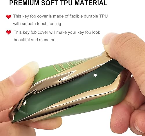 Miniatura 5 de chyoekey Funda para llavero Kia con llavero de TPU suave de protección completa para llave de automóvil, compatible con Kia Ceed, Cerato, Forte,