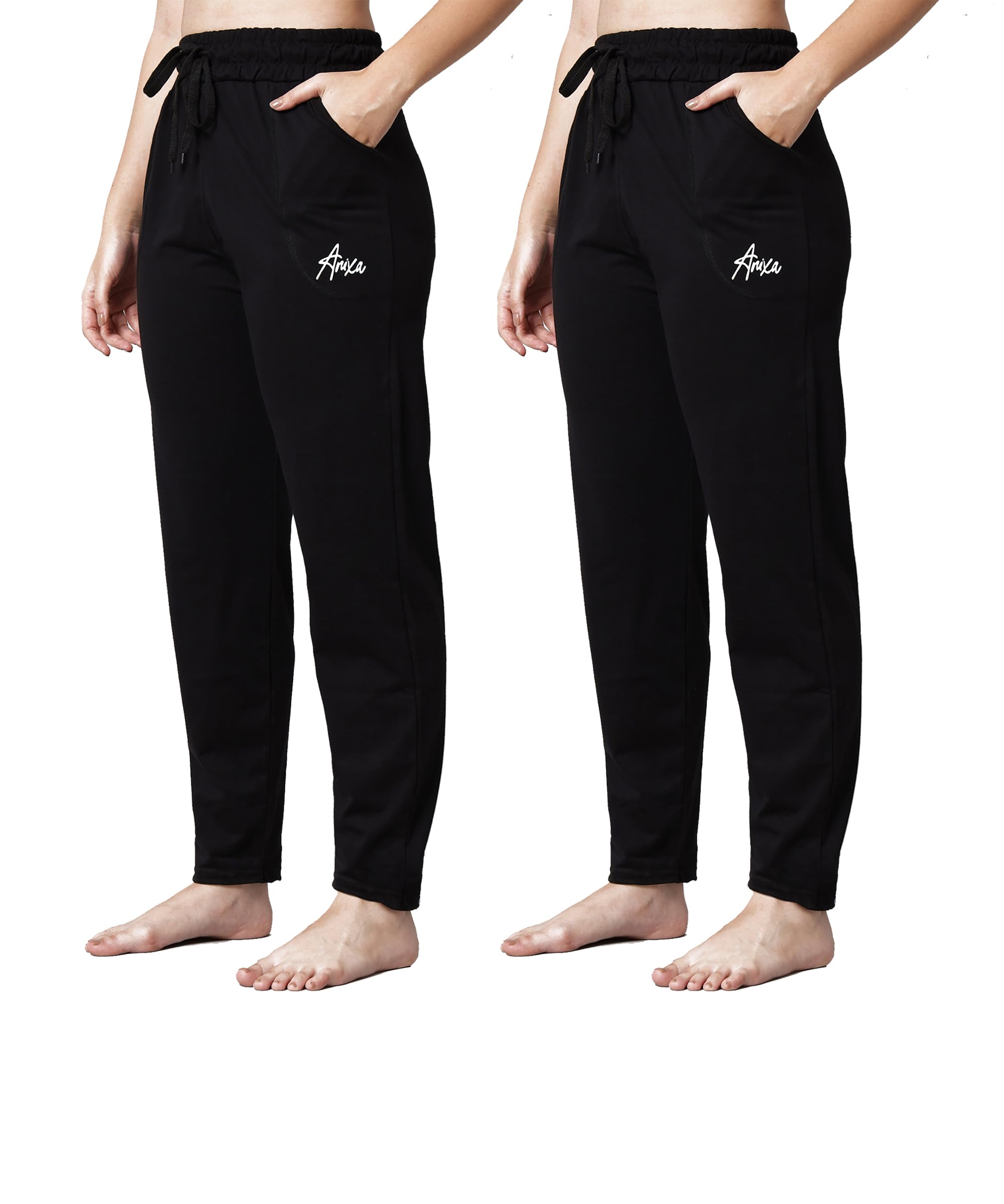 Womens & Girls Cotton Relax Fit Pajama (Pack of 2)-image-23