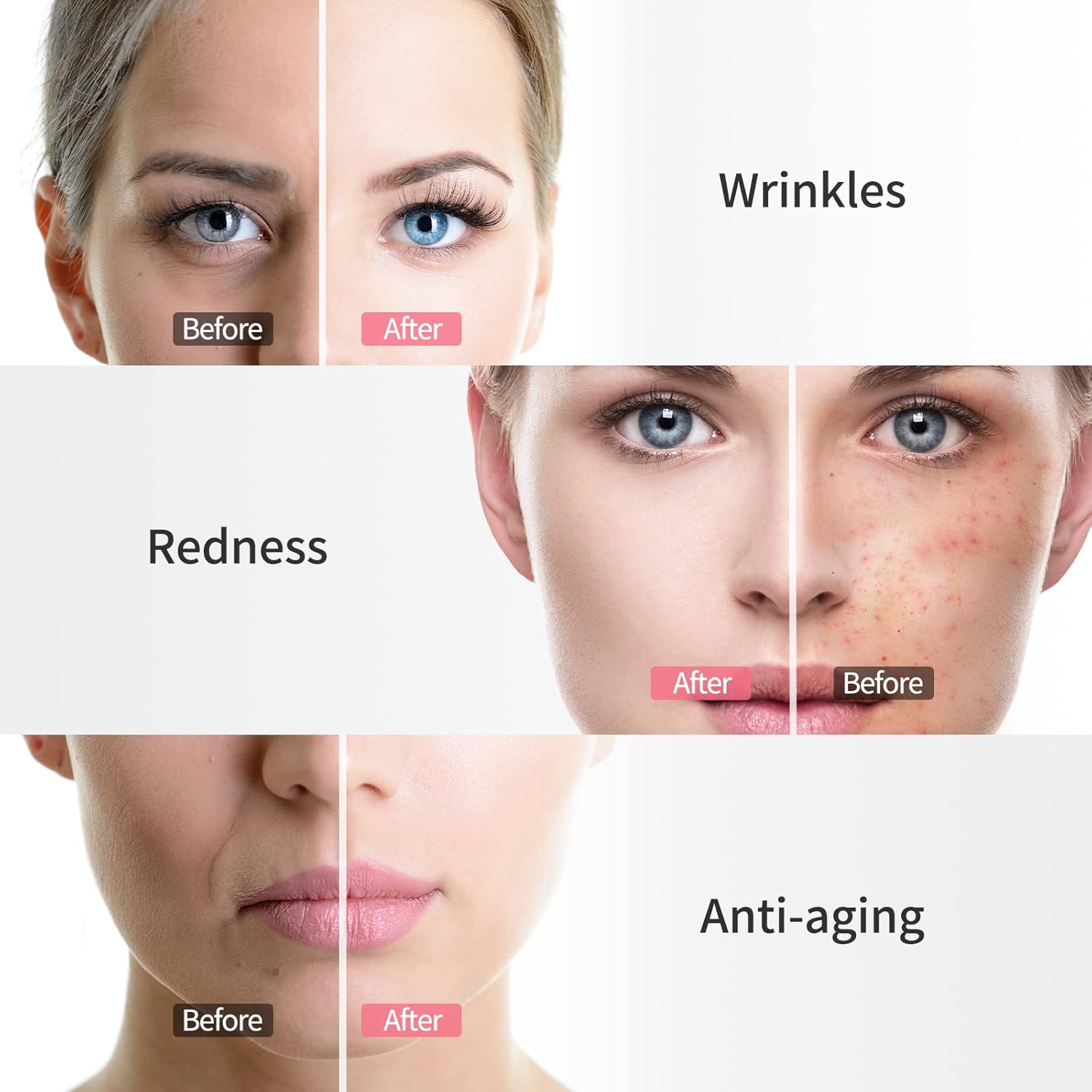 Buy POCHENNAI Led Face Mask Light Therapy, Led Light Therapy Facial Skin Care Mask, Skin