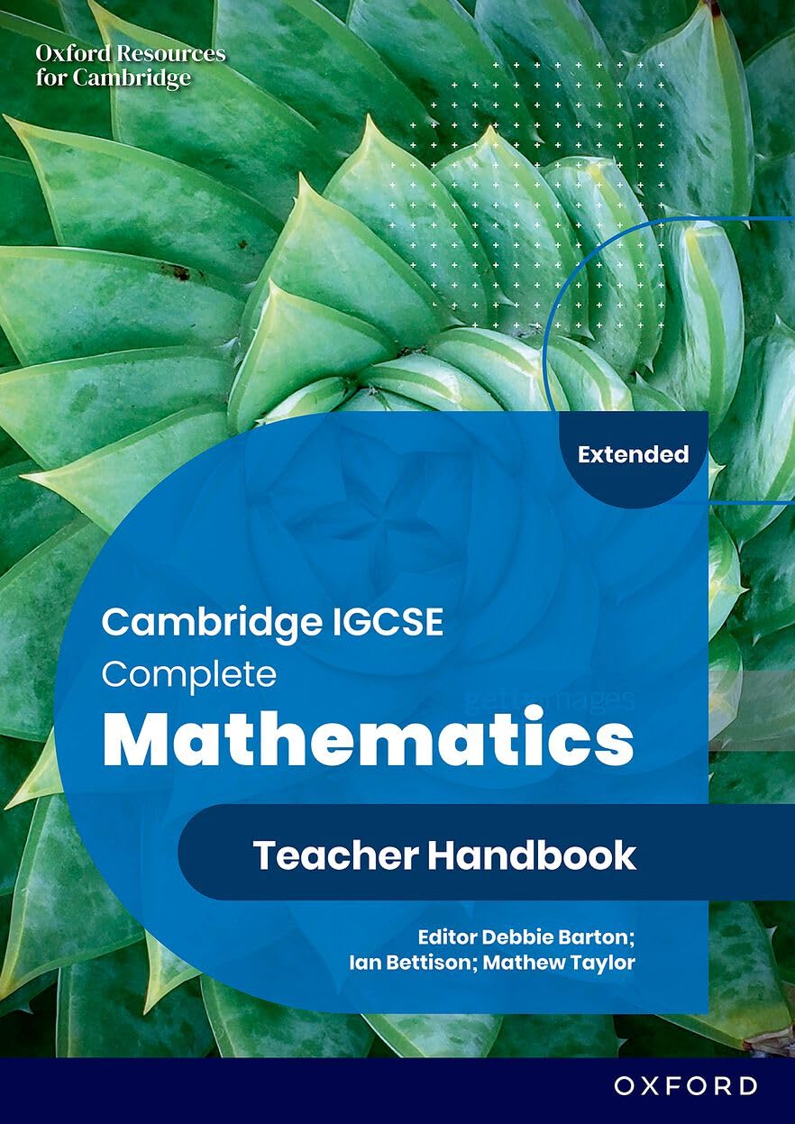 Oxford University Press Complete Maths Extended Teacher Handbook Cambridge IGCSE O Level 6e