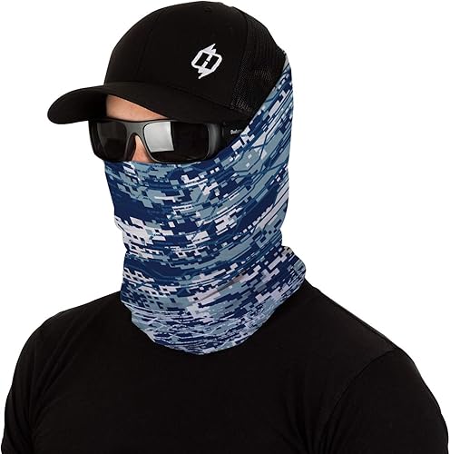 Hoo-Rag - High Performance 100 Moisture Wicking Polyester Microfiber Multi-Functional Face Mask  Neck Cover - Digital Camo