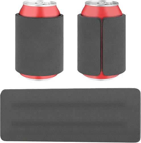 Desing Wish Funda estándar para enfriar latas de 12 onzas, funda antideslizante para latasbotellastazas, soporte de mangas de resorte fuerte para