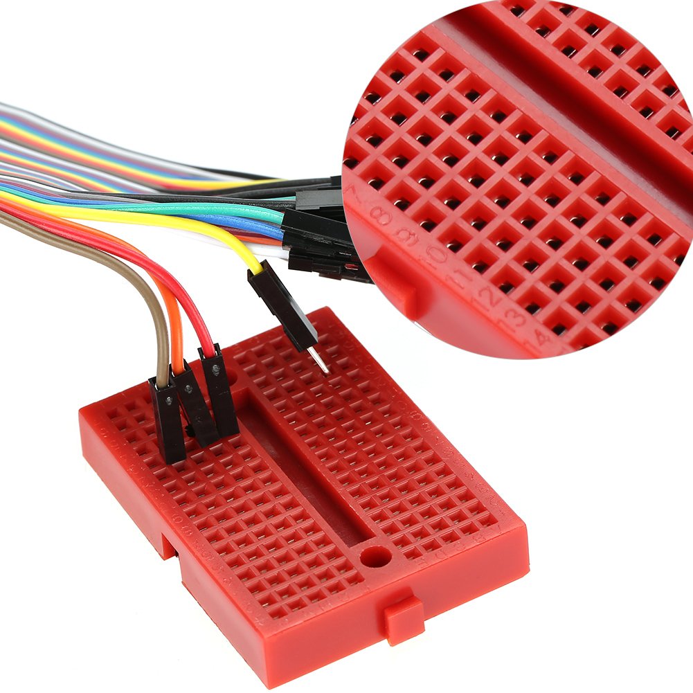 Set 6 Breadboard Mini Da 170 Punti FULARR® - 6 Colori, Per Arduino, Raspberry Pi, Progetti Elettronici Senza Saldatura