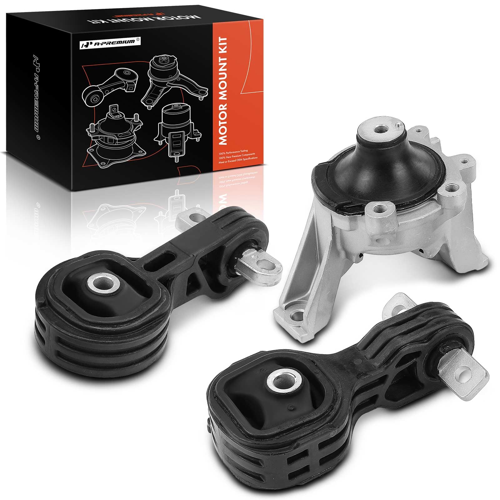 Motor Drive Mount ブラック Amazon.com: A-Premium 3PCS Front Engine Motor Mount and