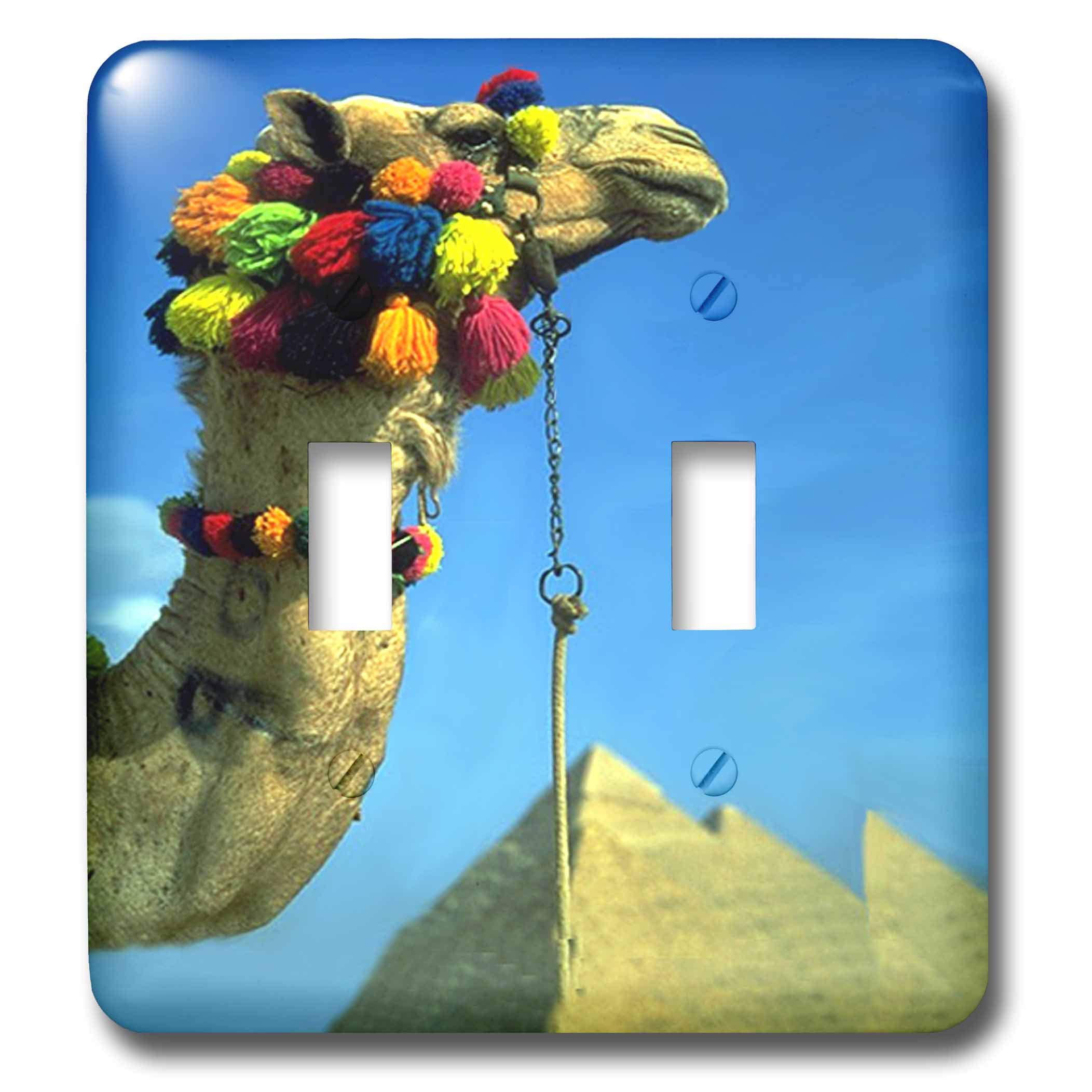 Cubierta para interruptor de luz acabado mate camel 3dRose lsp_648_2 que evita manchas en pared
