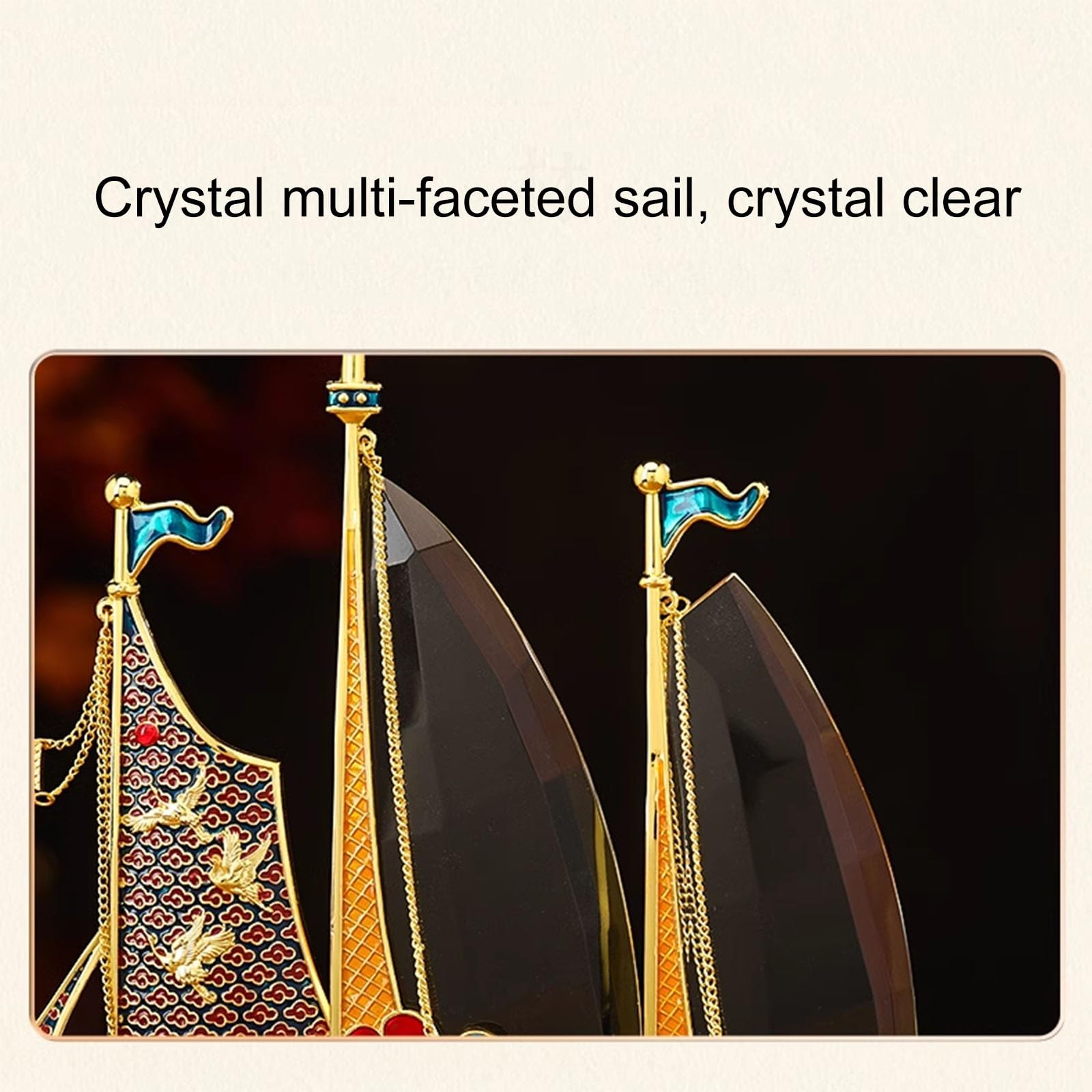 Amazon.co.jp: ミニチュア航海船デザインの装飾品、順風満帆船の装飾品