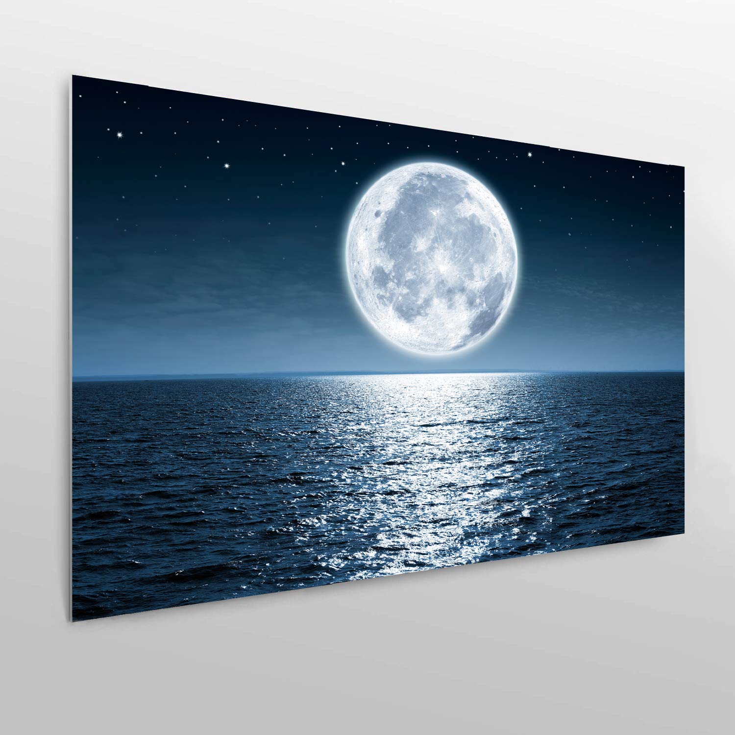 Oedim Cabecero Cama PVC Luna en Mar 135x60cm | Disponible en Varias Medidas | Cabecero Ligero, Elegante, Resistente y Económico