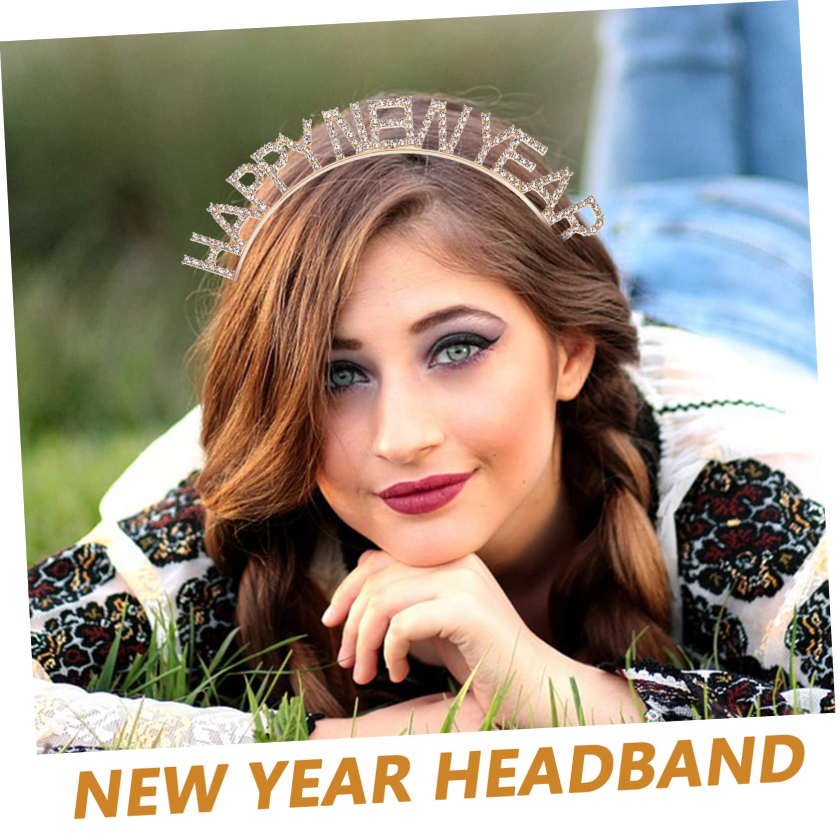 GALPADA Fascia Per Capelli Per Capodanno Accessorio Decorativo Leggero Fascia Per Capelli Riutilizzabile Per Feste e Carnevali Per Cosplay e Eventi