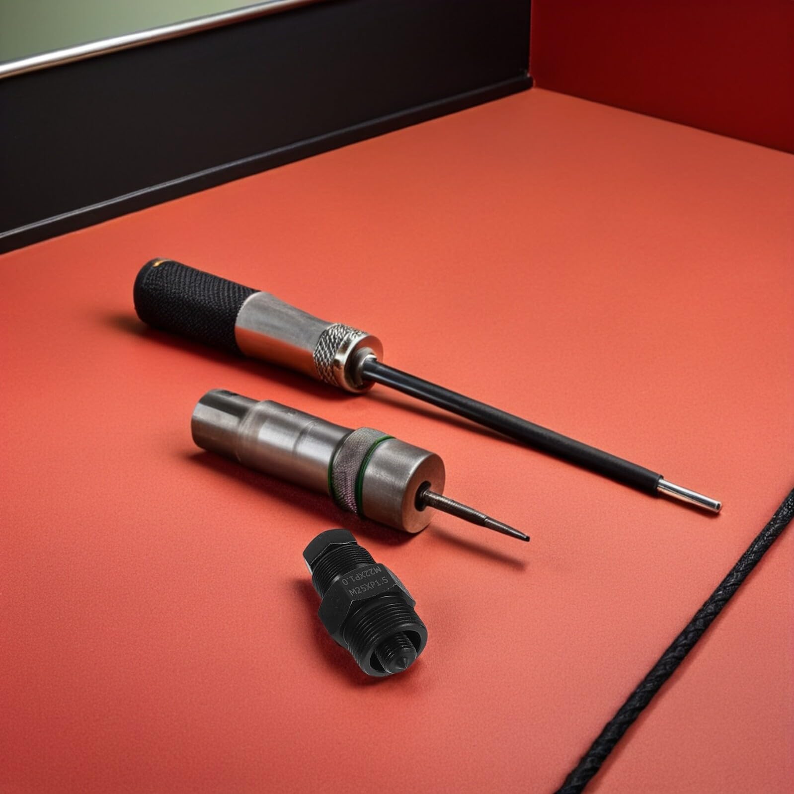 VOSAREA 10 Pezzi Kit Estrattore Volano con Protezione di Precisione in al Carbonio Attrezzo Professionale per Veicoli a e Scooter per e Riparazioni Rapide
