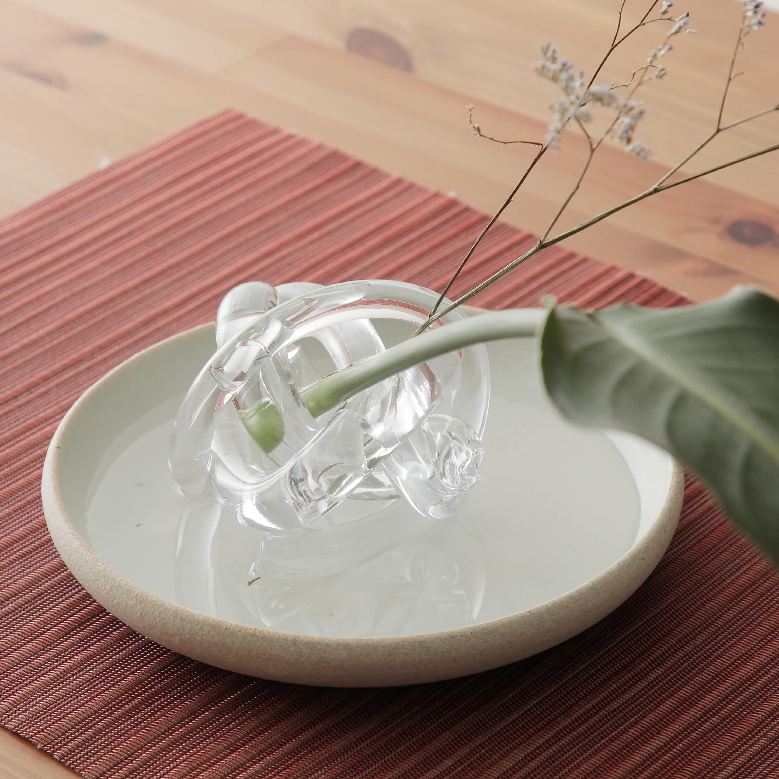 伊藤泰三さん花瓶剣山セット 剣山 伊藤泰三作 ガラスの剣山 大 花留め 花止め 日本製 SUN