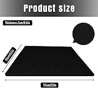 Vista 2 de Almohadilla Cuadrada de 22 Pulgadas Sin Salpicaduras, Almohadilla Antisalpicaduras para Drenaje de Aceite Compatible con la Mayoría de Drenajes