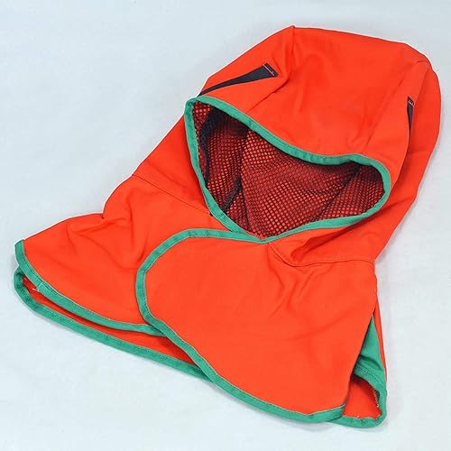Miniatura 2 de RIVERWELD Capucha de soldadura Tela ignífuga para soldadores Match Soldadura Casco de soldadura Color naranja Equipo de seguridad de trabajo