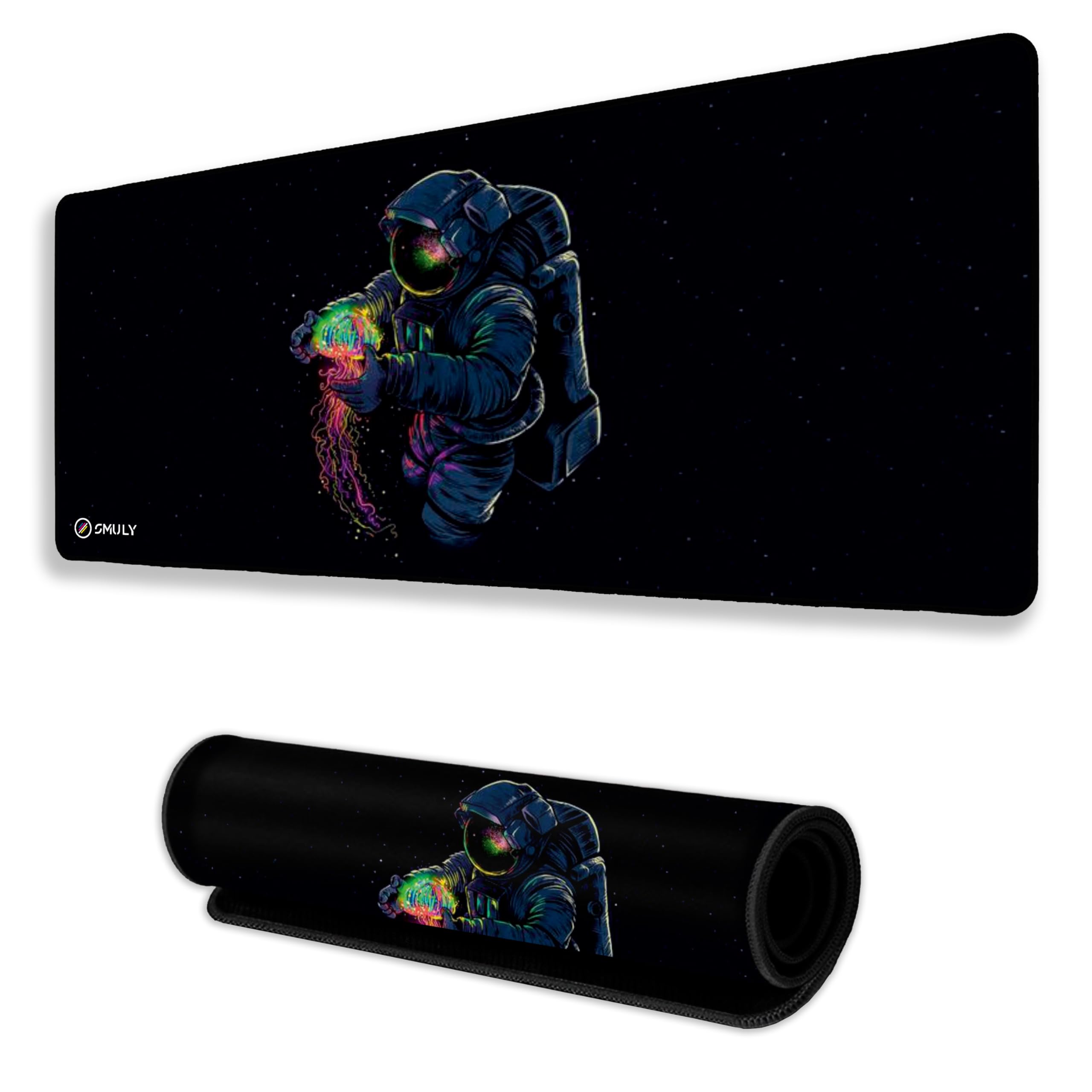 Pirate Anime Mouse Pad 12×32 Inch 3mm Extended Gaming Desk Mat with Anti-Slip Rubber Base Mousepad for Smooth Surface Desk pad for PC & Laptop Use Waterproof & Stiched (Black/White) Deskpad — Amazon image 32