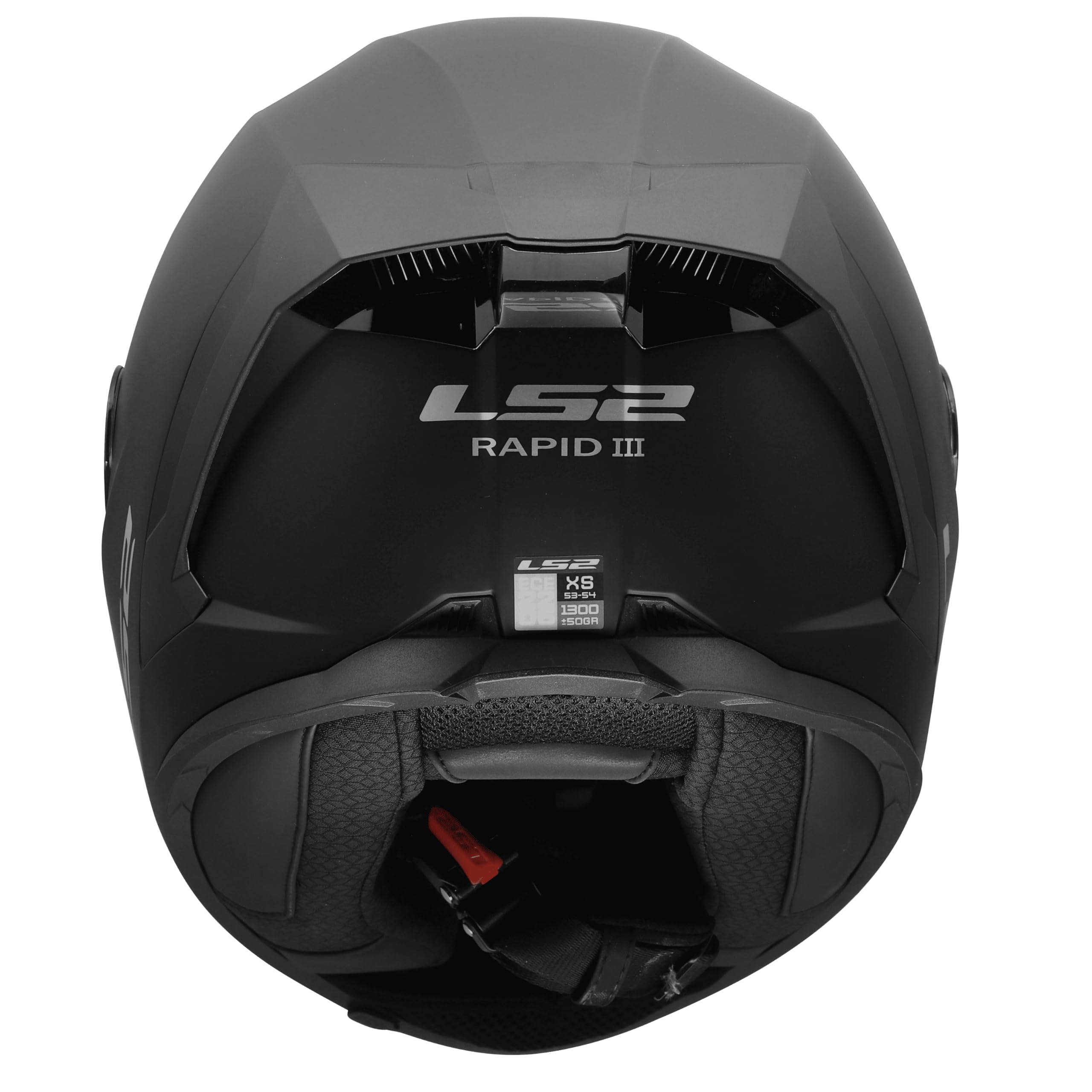 LS2, Casco Moto Integral RAPID III SOLID Matt Black, M