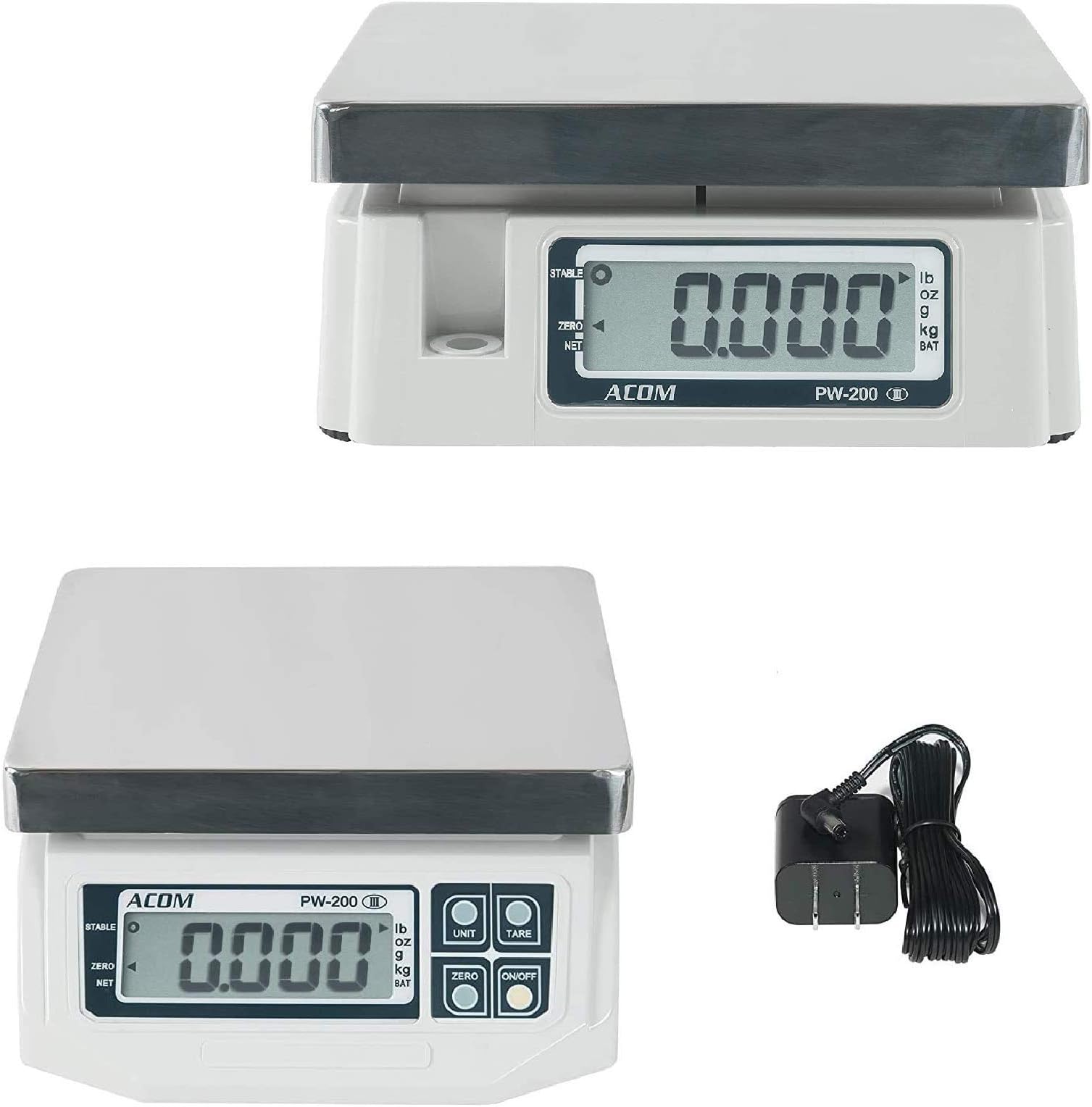 CAS SW-20 Portion Control Scale, 20 Lb X 0.01 Lb, NTEP - Scales Plus - View #11