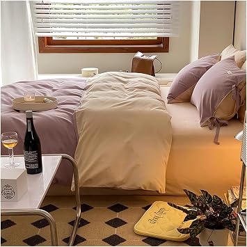 Duvet Cover Sets, Winter Duvet Cover Luxury Cute Women Queen Sheet Sets Double Bed King Single Housse De Couette Comforter SetB,Twin