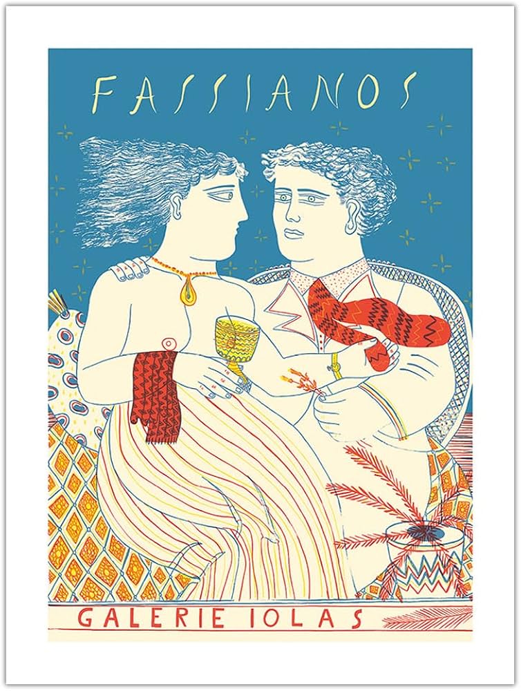 Amazon.com: Greek Painter Fassianos Expo - Galerie Iolas - Vintage