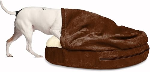 Miniatura 9 de Furhaven Snuggery Blanket Dog Beds for SmallMediumLarge Dogs  Cats - Orthopedic Cooling Gel Memory Foam  More