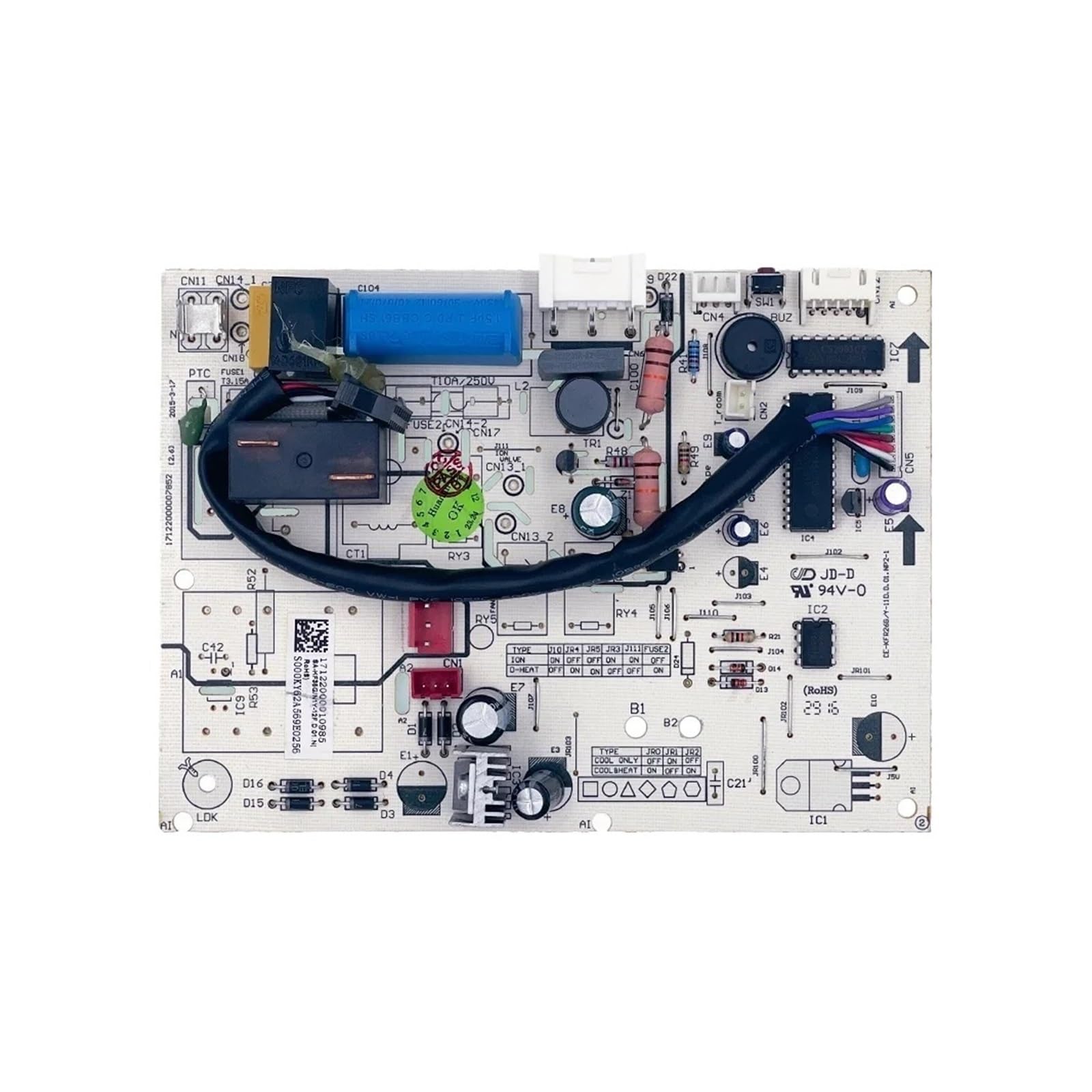 CE-KFR26G/Y-11D.D.01.NP2-1 Circuit PCB 17122000007852 Indoor Unit Control Board ，Compatible For Midea， Air Conditioner Inverter Assembly(Heat and Cool)