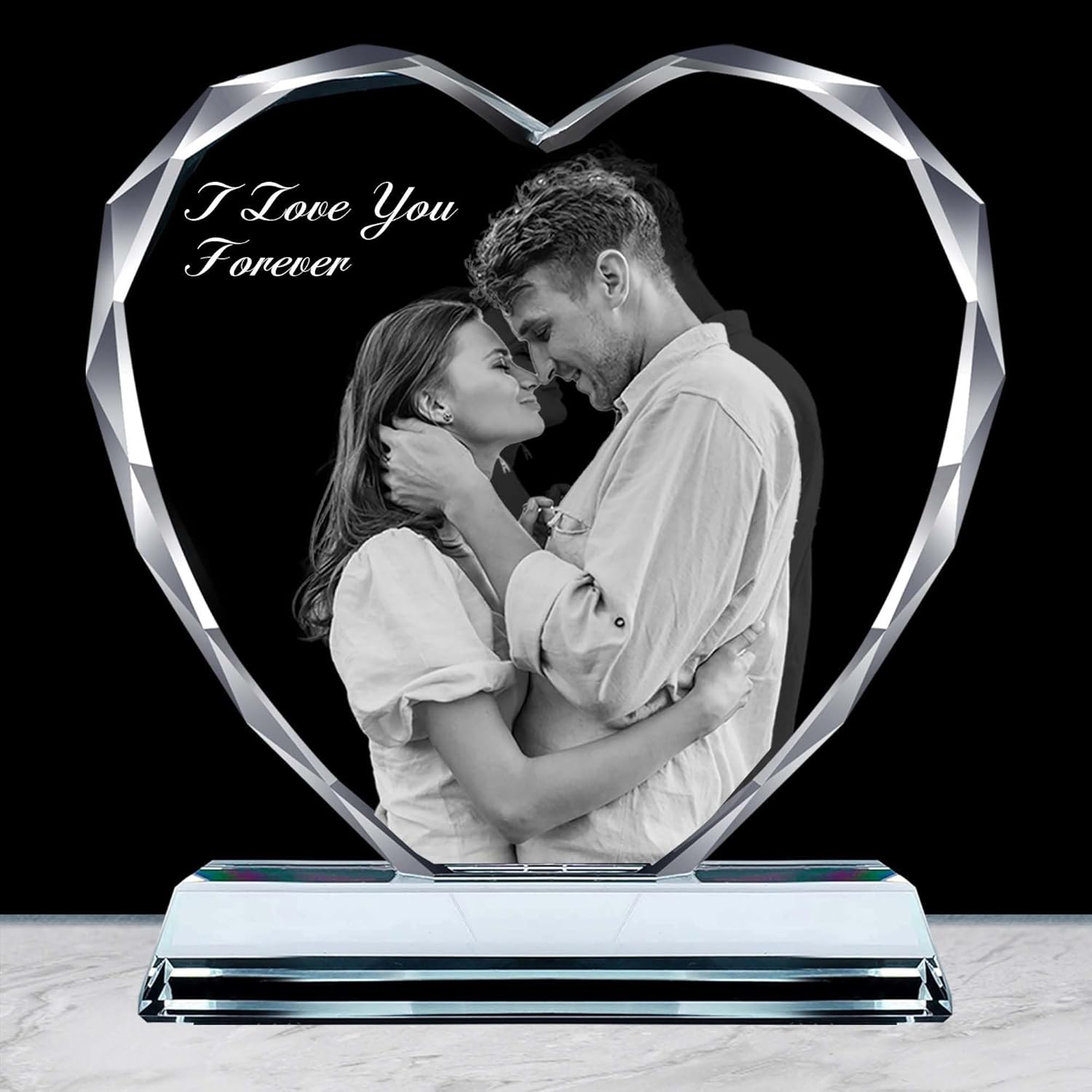 Crystal Picture Frames - Anniversary, Birthday, Wedding & Memorial Gifts for Her, Him & Couples