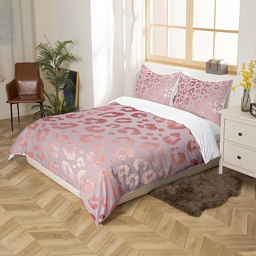 Vista 96 de Funda de edredón con estampado de gatos de dibujos animados, para niños, niñas, amantes de los gatos, funda de edredón rosa con corazón y fresa