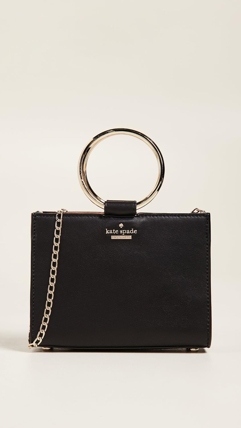 Kate Spade New York Women's White Rock Road Mini Sam Tote, Black, One Size