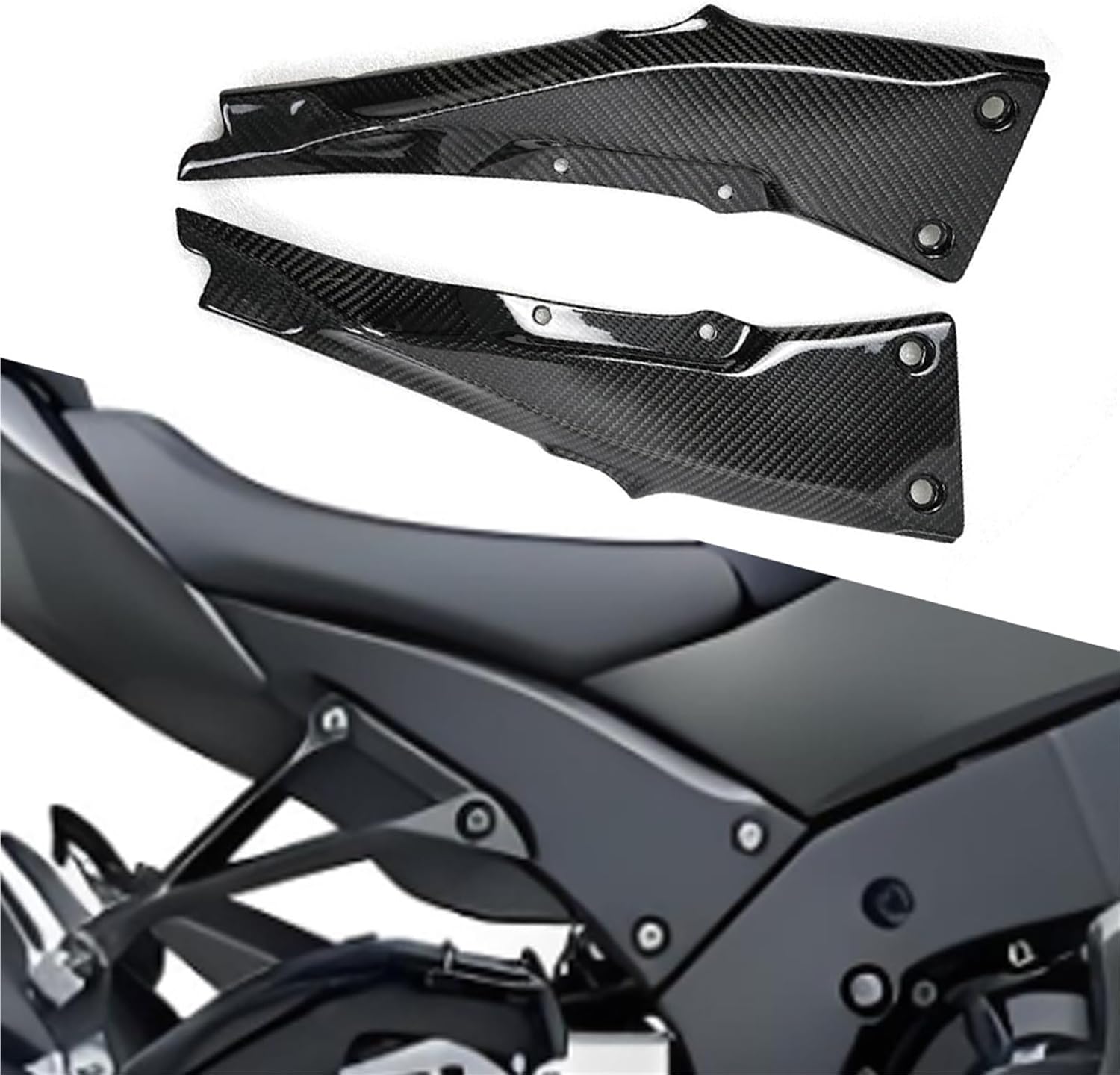 ウィングレット サイドパネルカバー オートバイフレームカバーボディ