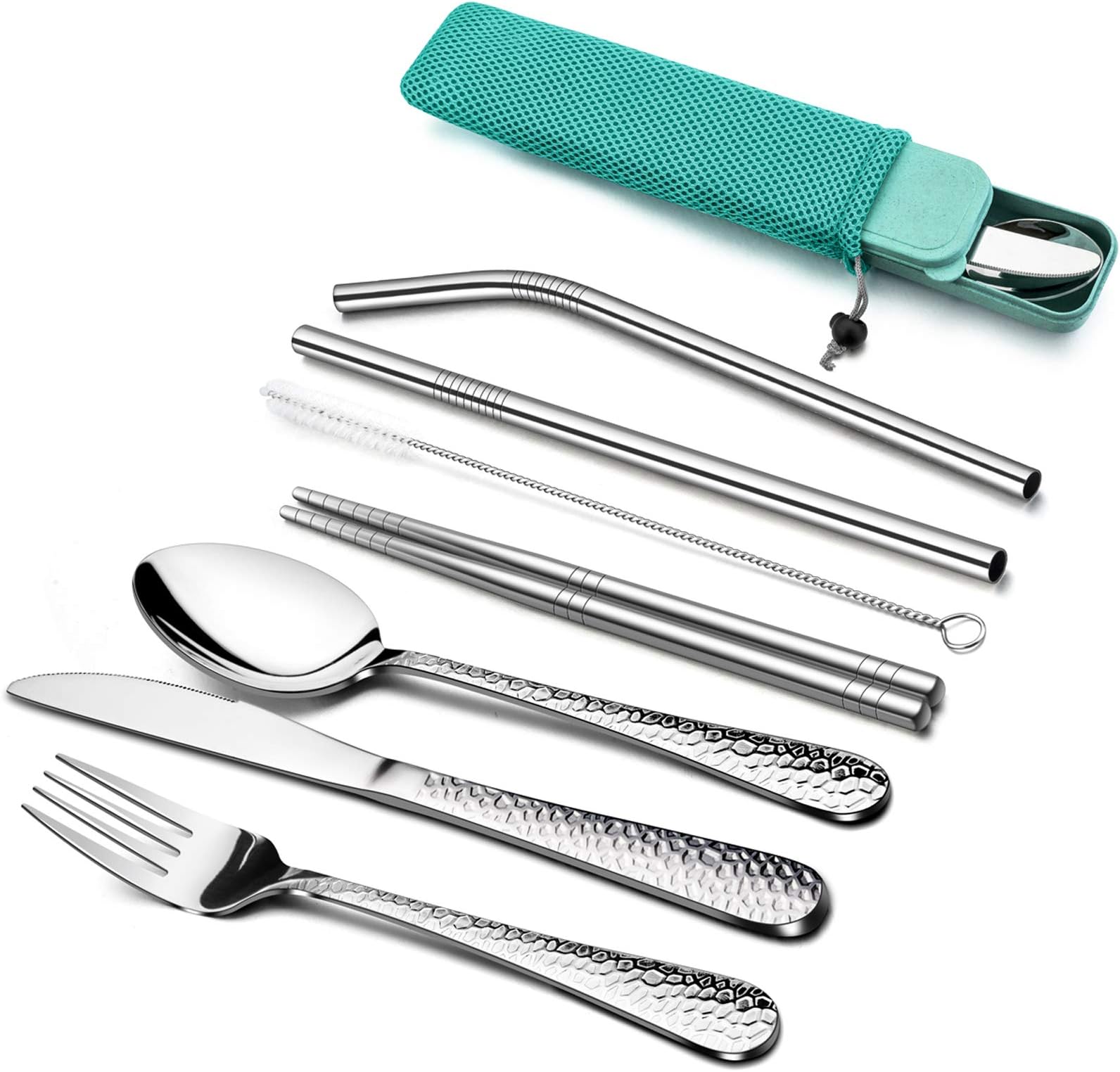 Joseph Joseph 81033 GoEat Space Saving Stainless Steel Cutlery Set Green Amazon.co.uk Home