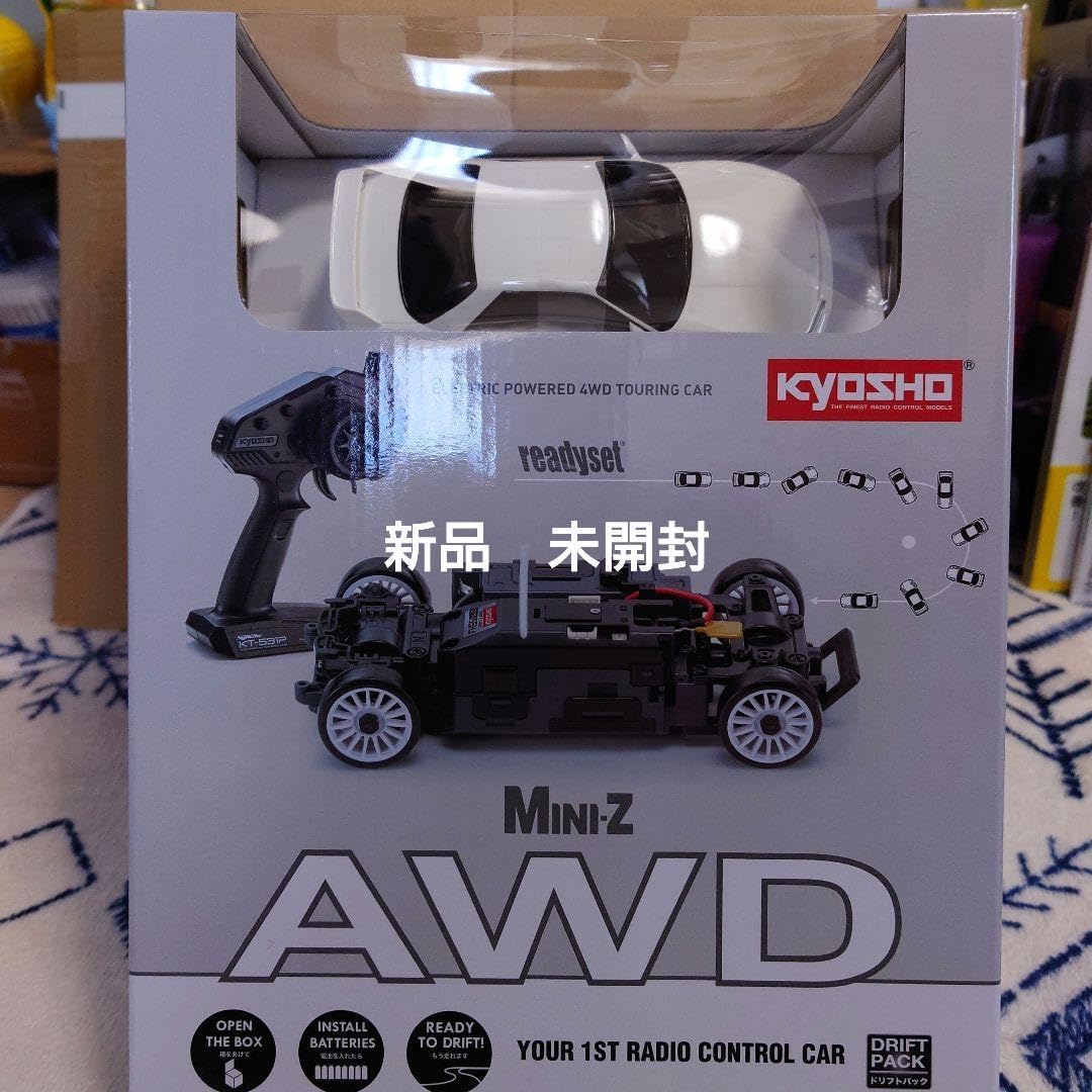 Mini-Z AWD ミニッツレディセット R32 GTR N1 Kyosho 1/28 Nissan Skyline GT-R Nismo (R32) MINI-Z AWD RTR, White