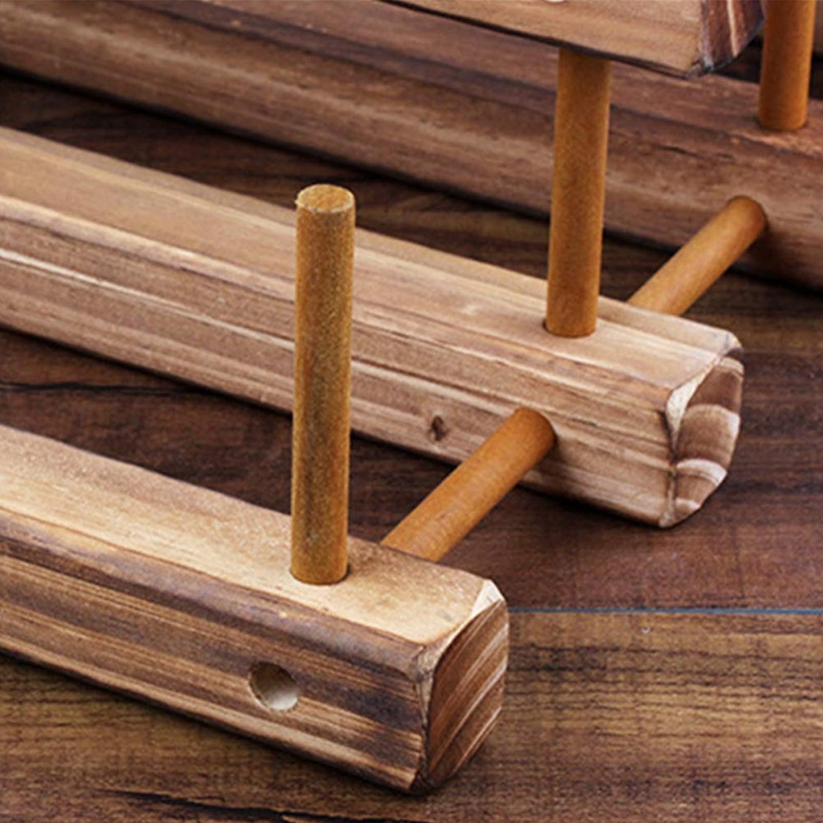 Estante De Vino De Madera, Soporte De Almacenamiento De Bebidas, Botellero De Madera Apilable, Estantes De Almacenamiento De Vino De Bricolaje, Para Cocina, Despensa, Bodega, Bar Baked,12stick