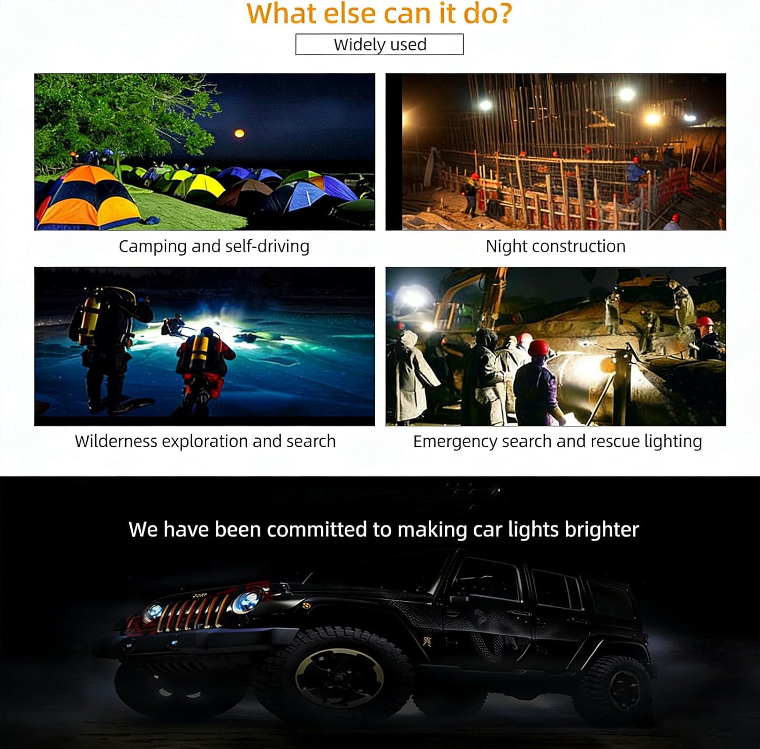 Wireless Vehicle Searchlight,Rotatable Spotlighting， 120W LED Rotating Spotlight with 360° Swivel Remote Control Magnetic Base for Truck Off Road Boat Outdoor Work Use