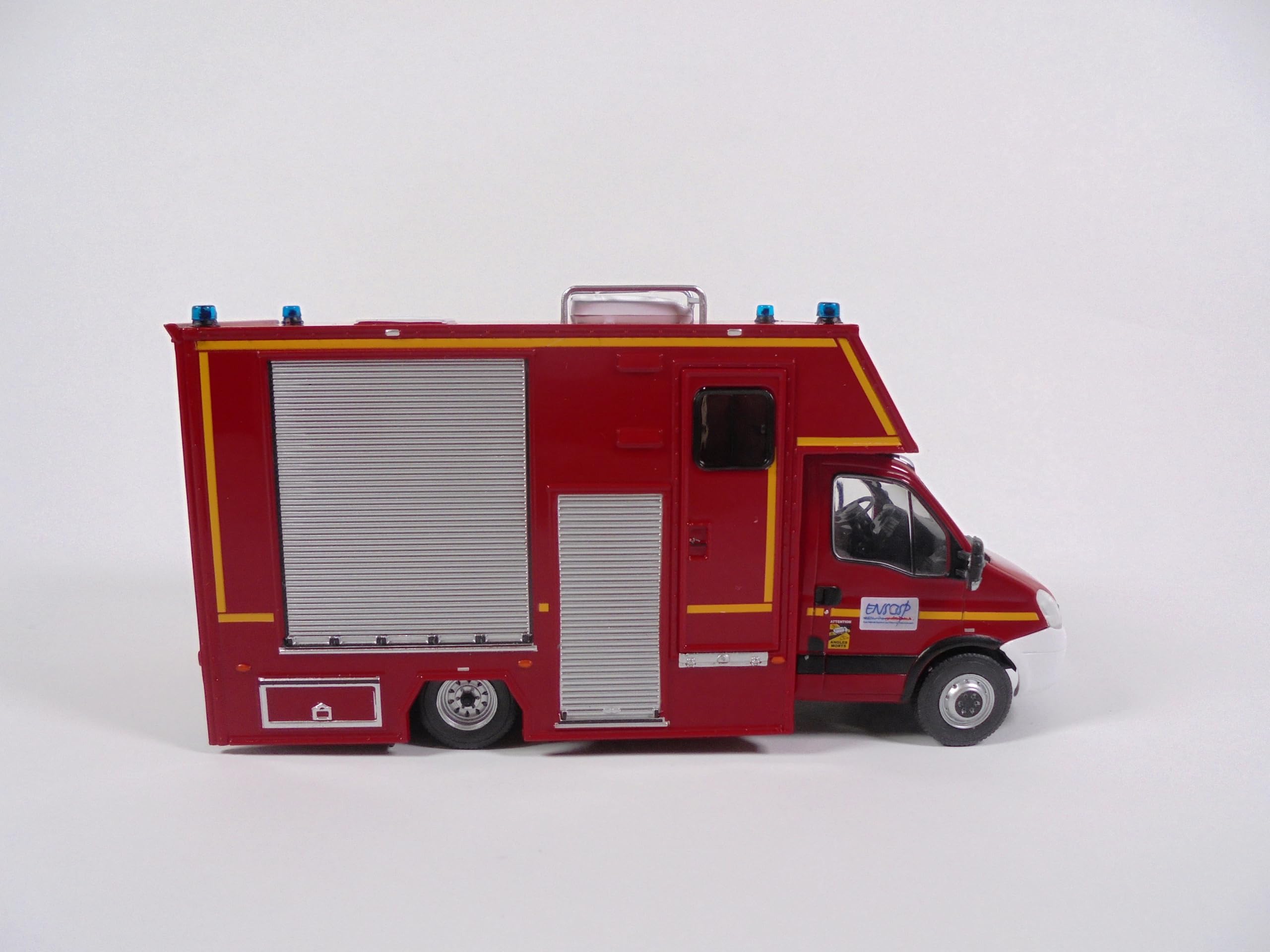 OPO 10 - Camion de Pompiers 1/43 I. Daily TIB Véhicule d'intervention Risques technologiques - Véhicule léger Sapeurs Pompiers Hachette CPL34